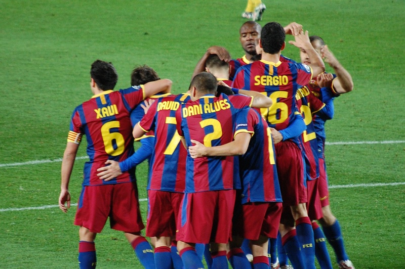 Barcelona firar efter att ha gjort mål i La Liga